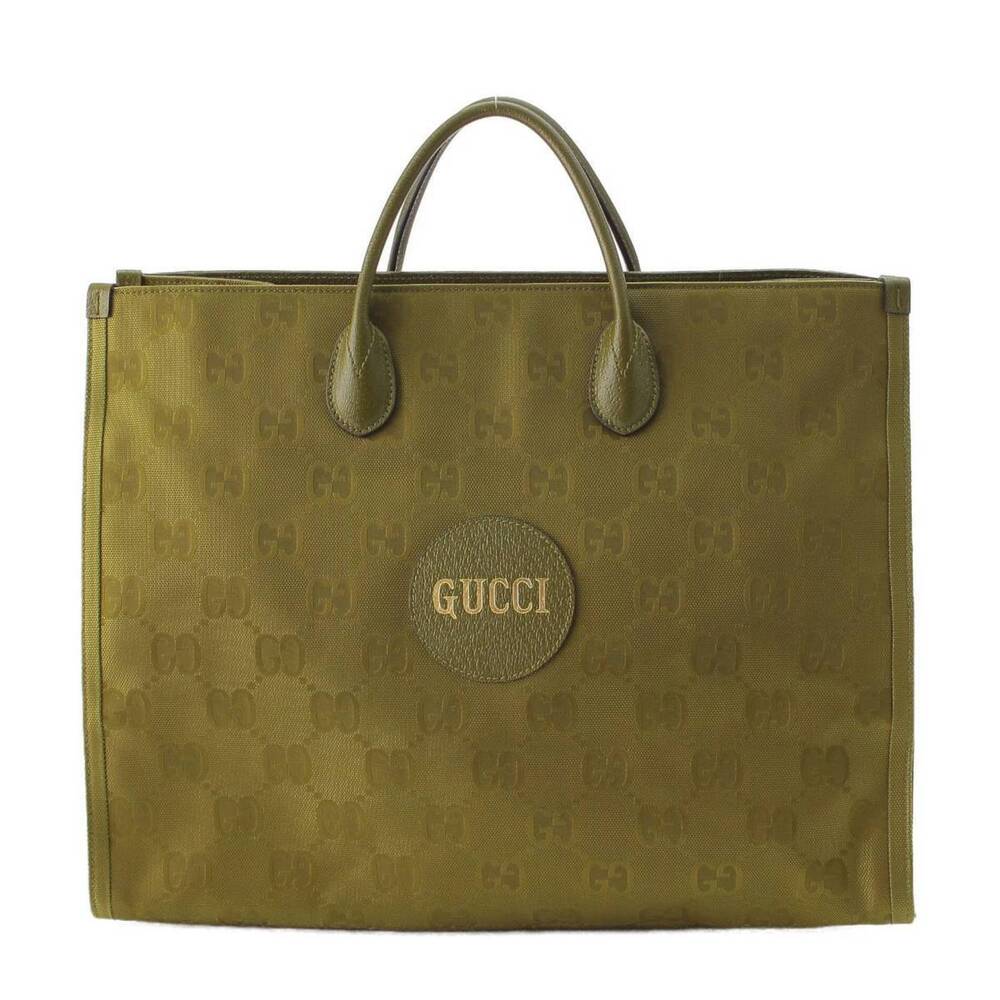 Gucci Off the Grid GG Logo Tote Bag Forest Green
